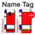 S0157 Composition Red Blue Yellow Hülle Schutzhülle Taschen für Samsung Galaxy A8 (2018)