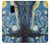 S0213 Van Gogh Starry Nights Hülle Schutzhülle Taschen für Samsung Galaxy A8 (2018)