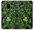 S0358 Clover Lucky Leaf Hülle Schutzhülle Taschen für Samsung Galaxy A8 (2018)