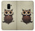 S0360 Coffee Owl Hülle Schutzhülle Taschen für Samsung Galaxy A8 (2018)