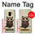 S0360 Coffee Owl Hülle Schutzhülle Taschen für Samsung Galaxy A8 (2018)