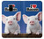 S0608 I Love Bacon Cute Baby Pig Hülle Schutzhülle Taschen für Samsung Galaxy A8 (2018)