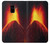 S0745 Volcano Lava Hülle Schutzhülle Taschen für Samsung Galaxy A8 (2018)