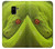 S0785 Green Snake Hülle Schutzhülle Taschen für Samsung Galaxy A8 (2018)