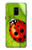 S0892 Ladybug Hülle Schutzhülle Taschen für Samsung Galaxy A8 (2018)