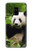 S1073 Panda Enjoy Eating Hülle Schutzhülle Taschen für Samsung Galaxy A8 (2018)
