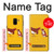 S1093 Rooster and Cat Joke Hülle Schutzhülle Taschen für Samsung Galaxy A8 (2018)