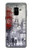 S1295 Eiffel Painting of Paris Hülle Schutzhülle Taschen für Samsung Galaxy A8 (2018)