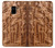 S1307 Fish Wood Carving Graphic Printed Hülle Schutzhülle Taschen für Samsung Galaxy A8 (2018)