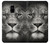 S1352 Lion Face Hülle Schutzhülle Taschen für Samsung Galaxy A8 (2018)