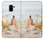 S1425 Seashells on The Beach Hülle Schutzhülle Taschen für Samsung Galaxy A8 (2018)