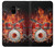S1431 Skull Drum Fire Rock Hülle Schutzhülle Taschen für Samsung Galaxy A8 (2018)