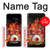 S1431 Skull Drum Fire Rock Hülle Schutzhülle Taschen für Samsung Galaxy A8 (2018)