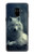 S1516 White Wolf Hülle Schutzhülle Taschen für Samsung Galaxy A8 (2018)