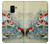 S1654 Koi Carp Fish Art Painting Hülle Schutzhülle Taschen für Samsung Galaxy A8 (2018)