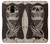 S1676 Skull Rose Hülle Schutzhülle Taschen für Samsung Galaxy A8 (2018)