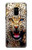 S1932 Blue Eyed Leopard Hülle Schutzhülle Taschen für Samsung Galaxy A8 (2018)