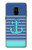 S2081 Nautical Anchor Hülle Schutzhülle Taschen für Samsung Galaxy A8 (2018)