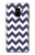 S2345 Navy Blue Shavron Zig Zag Pattern Hülle Schutzhülle Taschen für Samsung Galaxy A8 (2018)