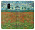 S2681 Field Of Poppies Vincent Van Gogh Hülle Schutzhülle Taschen für Samsung Galaxy A8 (2018)