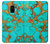 S2688 Aqua Copper Turquoise Gemstone Graphic Hülle Schutzhülle Taschen für Samsung Galaxy A8 (2018)