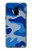 S2958 Army Blue Camo Camouflage Hülle Schutzhülle Taschen für Samsung Galaxy A8 (2018)