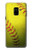S3031 Yellow Softball Ball Hülle Schutzhülle Taschen für Samsung Galaxy A8 (2018)