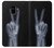 S3101 X-ray Peace Sign Fingers Hülle Schutzhülle Taschen für Samsung Galaxy A8 (2018)
