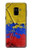 S3306 Colombia Flag Vintage Football Graphic Hülle Schutzhülle Taschen für Samsung Galaxy A8 (2018)