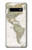 S0604 World Map Hülle Schutzhülle Taschen für Samsung Galaxy S10 Plus