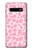 S2213 Pink Leopard Pattern Hülle Schutzhülle Taschen für Samsung Galaxy S10 Plus