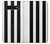 S2297 Black and White Vertical Stripes Hülle Schutzhülle Taschen für Samsung Galaxy S10 Plus