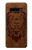 S2529 Leo Zodiac Tattoo Brown Graphic Print Hülle Schutzhülle Taschen für Samsung Galaxy S10 Plus