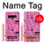 S2885 Paris Pink Hülle Schutzhülle Taschen für Samsung Galaxy S10 Plus