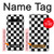 S1611 Black and White Check Chess Board Hülle Schutzhülle Taschen für Samsung Galaxy S10