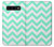 S1723 Mint Chevron Zigzag Hülle Schutzhülle Taschen für Samsung Galaxy S10