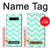 S1723 Mint Chevron Zigzag Hülle Schutzhülle Taschen für Samsung Galaxy S10