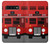 S2058 England British Double Decker Bus Hülle Schutzhülle Taschen für Samsung Galaxy S10