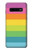 S2363 Rainbow Pattern Hülle Schutzhülle Taschen für Samsung Galaxy S10