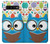 S2521 Cute Nerd Owl Cartoon Hülle Schutzhülle Taschen für Samsung Galaxy S10