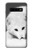 S2569 White Arctic Fox Hülle Schutzhülle Taschen für Samsung Galaxy S10