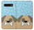 S2669 Cute Dog Paws Bones Cartoon Hülle Schutzhülle Taschen für Samsung Galaxy S10