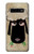 S2826 Cute Cartoon Unsleep Black Sheep Hülle Schutzhülle Taschen für Samsung Galaxy S10 S2826 Cute Cartoon Unsleep Black Sheep Hülle Schutzhülle Taschen für Samsung Galaxy S10