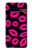 S2933 Pink Lips Kisses on Black Hülle Schutzhülle Taschen für Samsung Galaxy S10