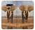 S0310 African Elephant Hülle Schutzhülle Taschen für LG G8 ThinQ