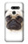 S1852 Pug Dog Hülle Schutzhülle Taschen für LG G8 ThinQ
