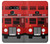 S2058 England British Double Decker Bus Hülle Schutzhülle Taschen für LG G8 ThinQ