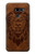 S2529 Leo Zodiac Tattoo Brown Graphic Print Hülle Schutzhülle Taschen für LG G8 ThinQ