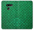 S2704 Green Fish Scale Pattern Graphic Hülle Schutzhülle Taschen für LG G8 ThinQ