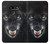 S2823 Black Wolf Blue Eyes Face Hülle Schutzhülle Taschen für LG G8 ThinQ